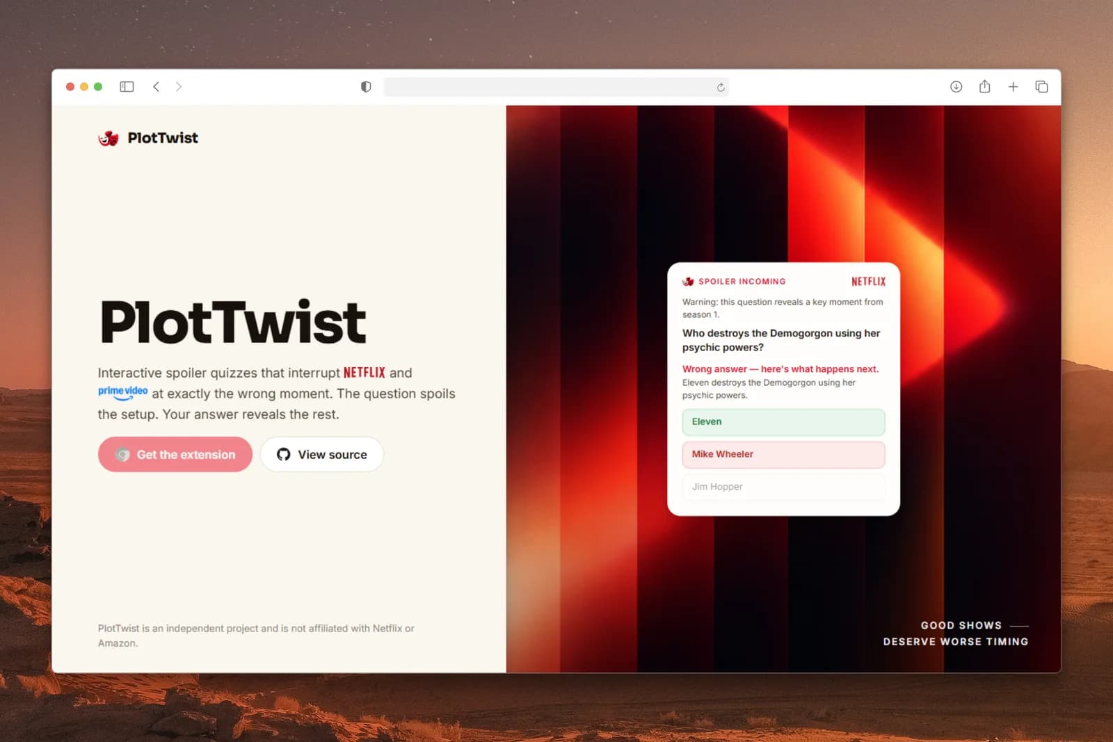 PlotTwist product presentation